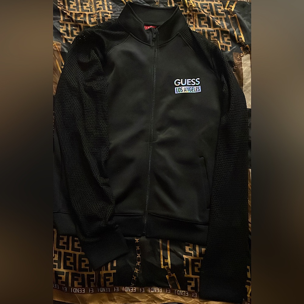 GUESS Fishnet Track Jacket💿